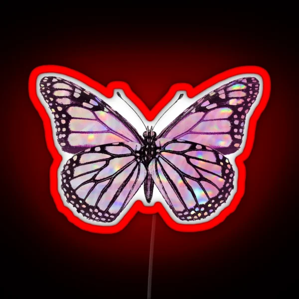 Holographic Butterfly RGB Neon Sign