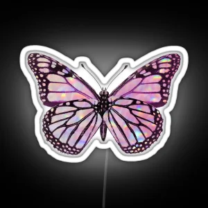 Holographic Butterfly RGB Neon Sign