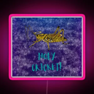 Holy Grasshopper Space Edition RGB Neon Sign