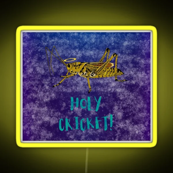 Holy Grasshopper Space Edition RGB Neon Sign