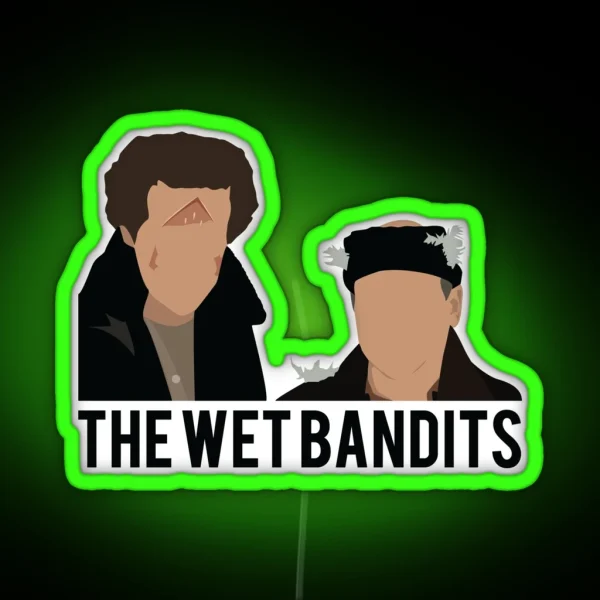 Home Alone The Wet Bandits RGB Neon Sign