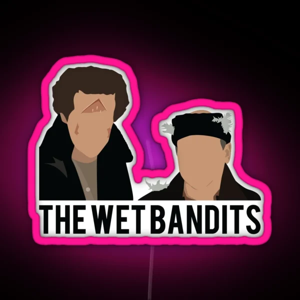 Home Alone The Wet Bandits RGB Neon Sign