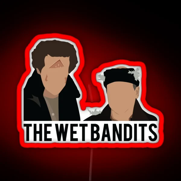 Home Alone The Wet Bandits RGB Neon Sign