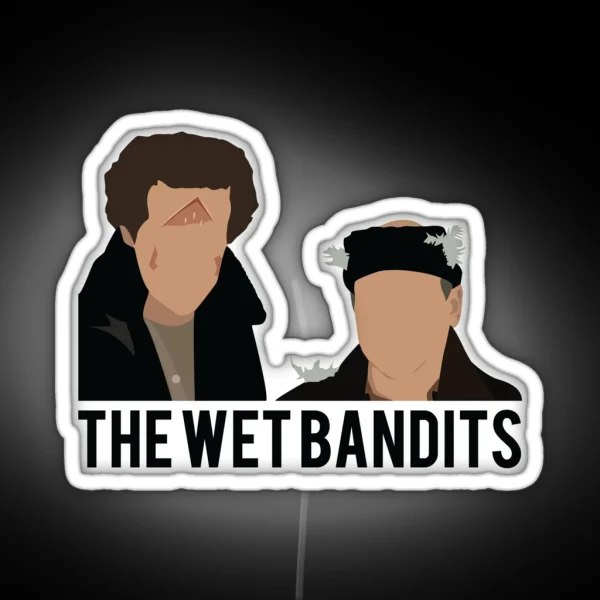Home Alone The Wet Bandits RGB Neon Sign