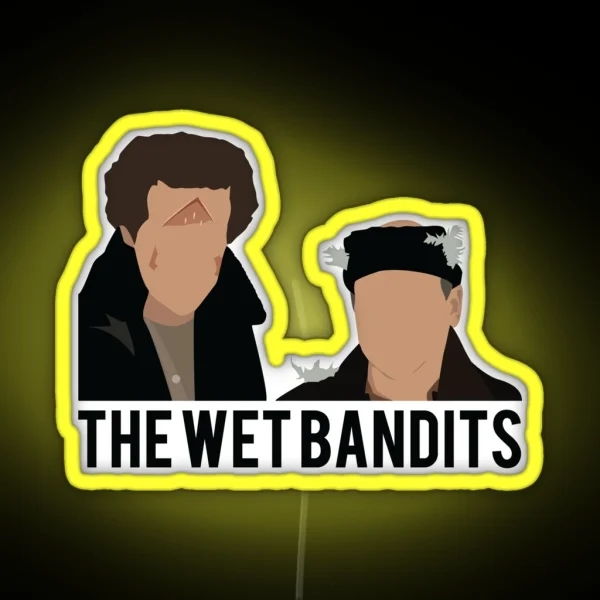 Home Alone The Wet Bandits RGB Neon Sign