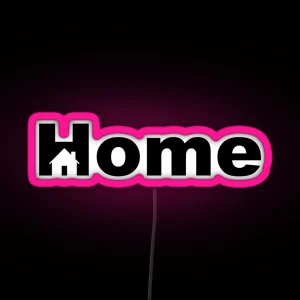 Home Logo RGB Neon Sign