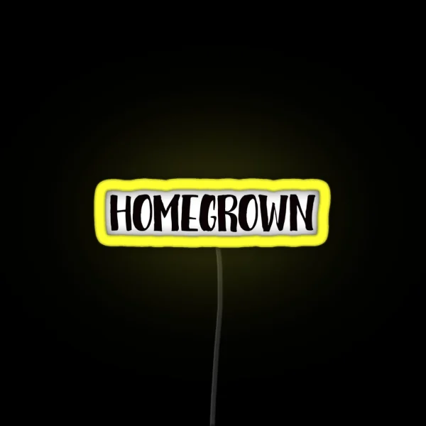 Homegrown Zac Brown Band RGB Neon Sign