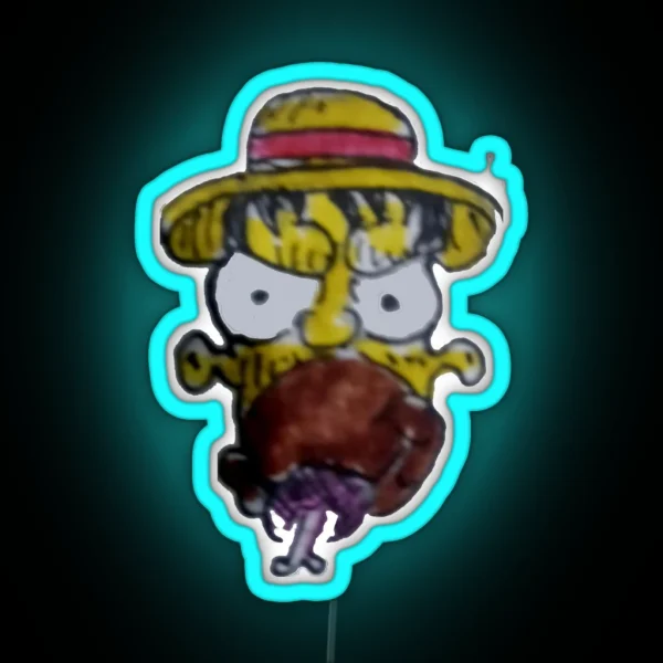Homer Uchiha RGB Neon Sign