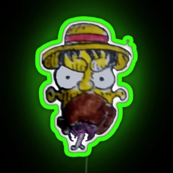 Homer Uchiha RGB Neon Sign