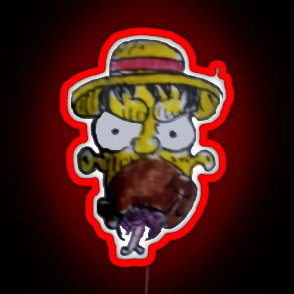 Homer Uchiha RGB Neon Sign