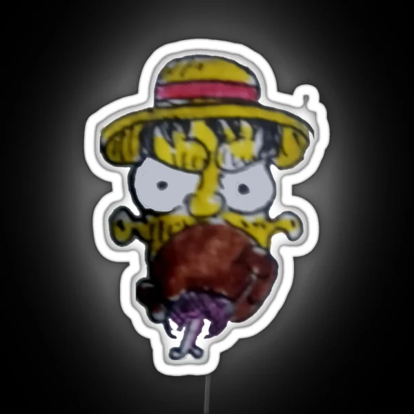 Homer Uchiha RGB Neon Sign