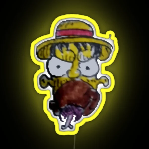 Homer Uchiha RGB Neon Sign