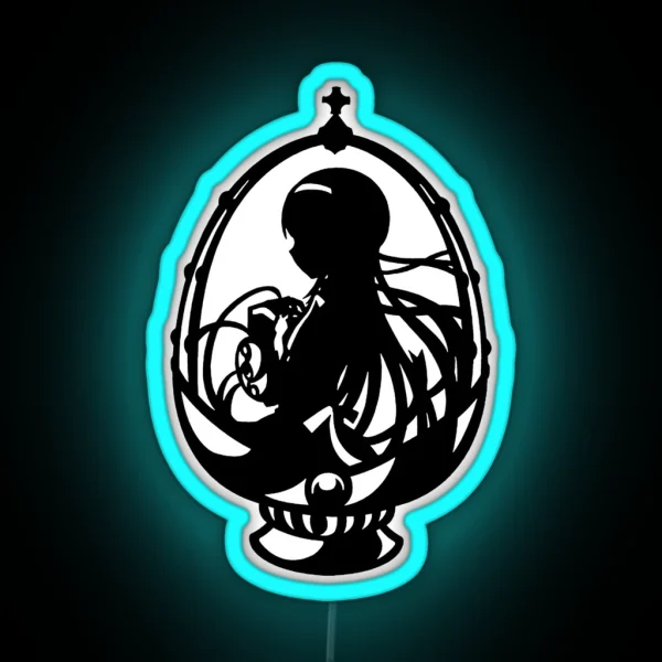 Homura S Soul Gem Black Edition RGB Neon Sign