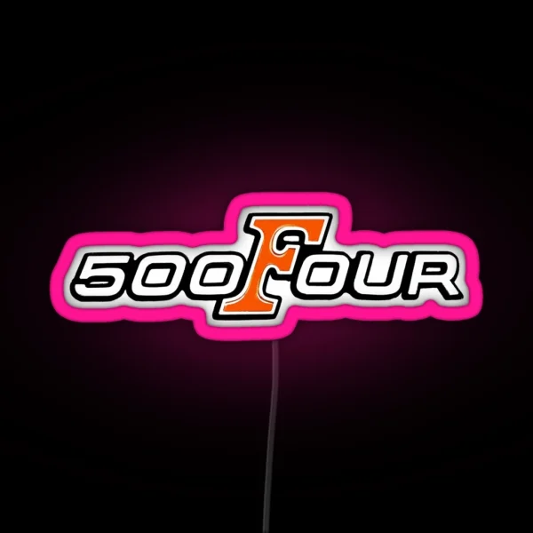 Honda CB 500 Four Motorcycle Logo RGB Neon Sign