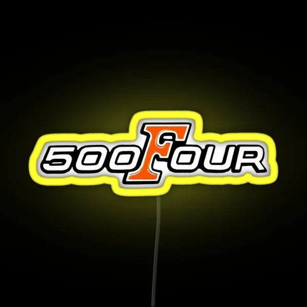 Honda CB 500 Four Motorcycle Logo RGB Neon Sign