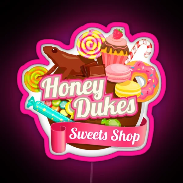 Honey Dukes Sweet Shop RGB Neon Sign