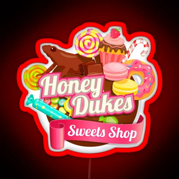 Honey Dukes Sweet Shop RGB Neon Sign