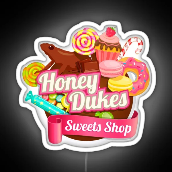Honey Dukes Sweet Shop RGB Neon Sign