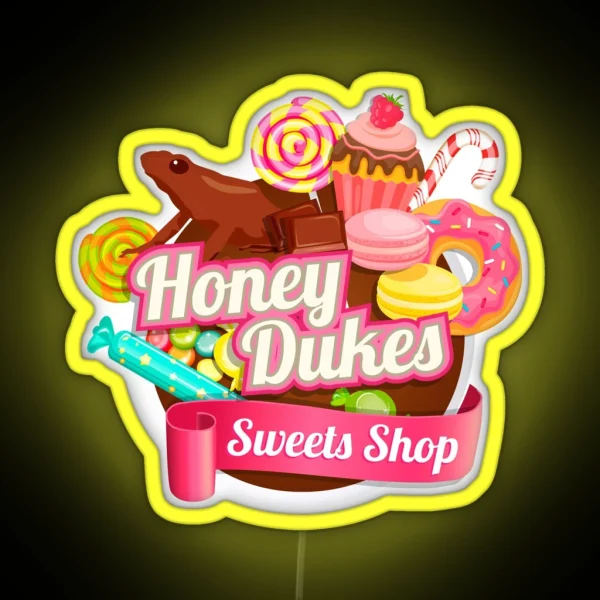 Honey Dukes Sweet Shop RGB Neon Sign