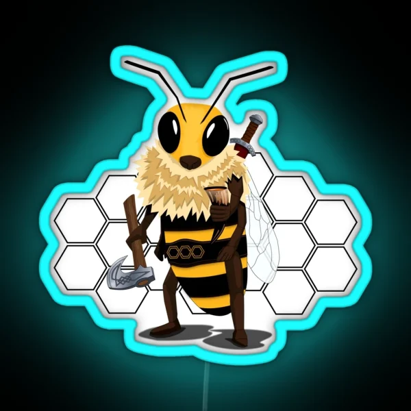 Honeybee RGB Neon Sign