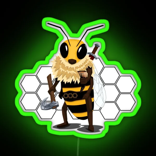 Honeybee RGB Neon Sign