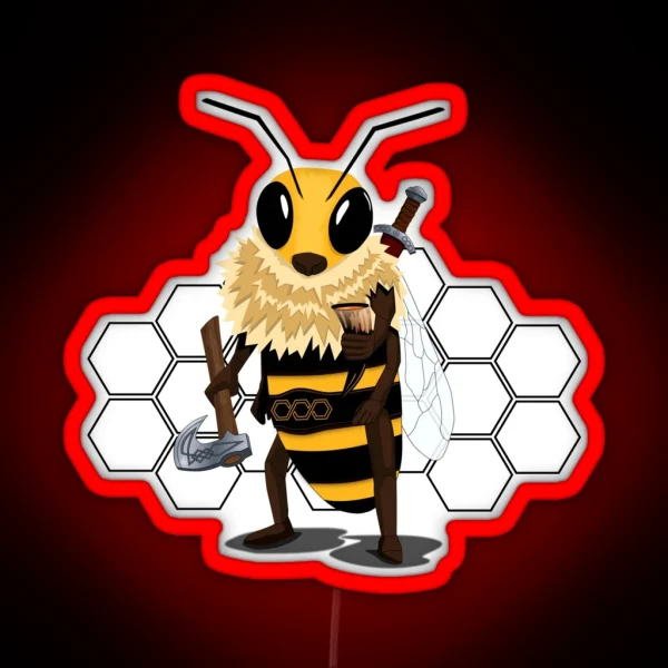 Honeybee RGB Neon Sign