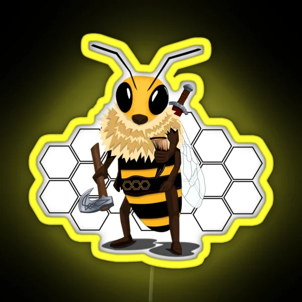 Honeybee RGB Neon Sign