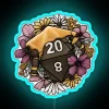 Honeycomb D20 Tabletop RPG Gaming Dice RGB Neon Sign - Image 2