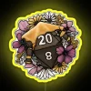 Honeycomb D20 Tabletop RPG Gaming Dice RGB Neon Sign - Image 5