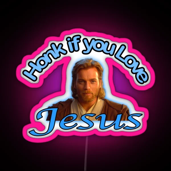 Honk For Jesus RGB Neon Sign