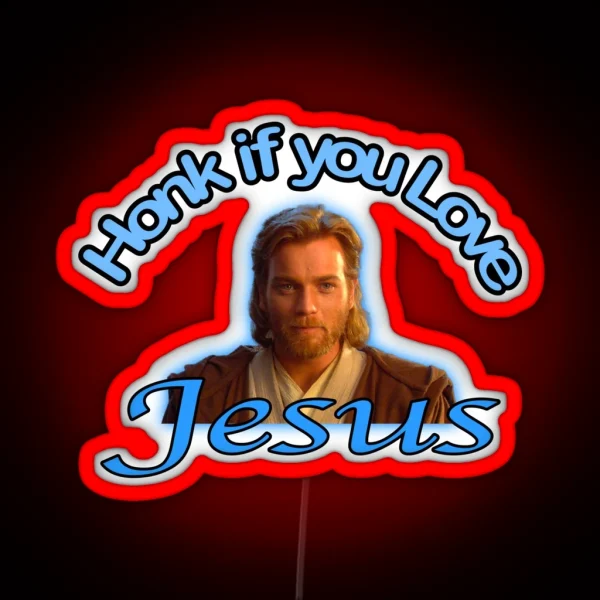 Honk For Jesus RGB Neon Sign