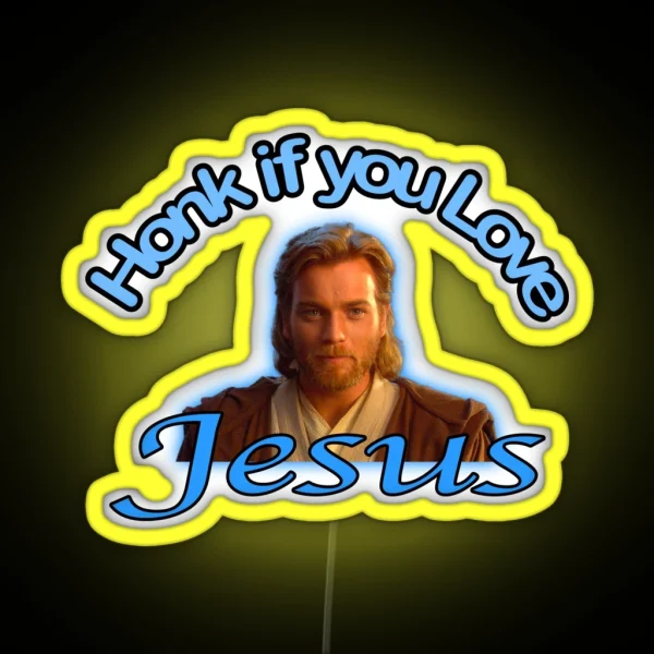 Honk For Jesus RGB Neon Sign