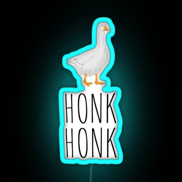 Honk Honk Goose RGB Neon Sign