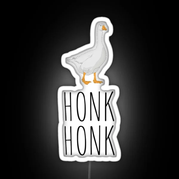 Honk Honk Goose RGB Neon Sign