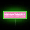 Honk If You D Rather Be Watching The Mummy Bumper RGB Neon Sign - Image 3