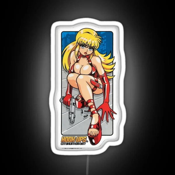 Hook Ups Hookups Red RGB Neon Sign