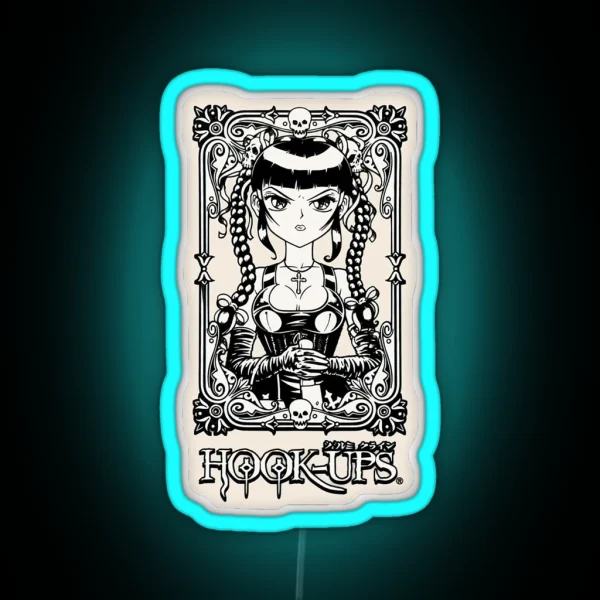 Hook Ups Hookups RGB Neon Sign