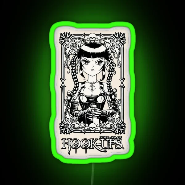 Hook Ups Hookups RGB Neon Sign