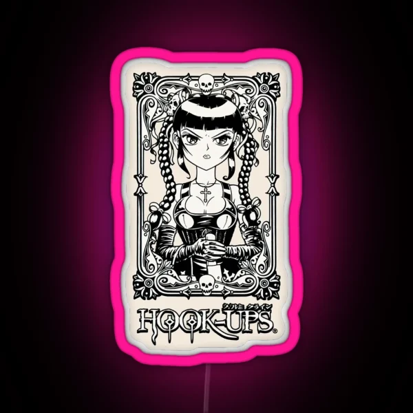Hook Ups Hookups RGB Neon Sign