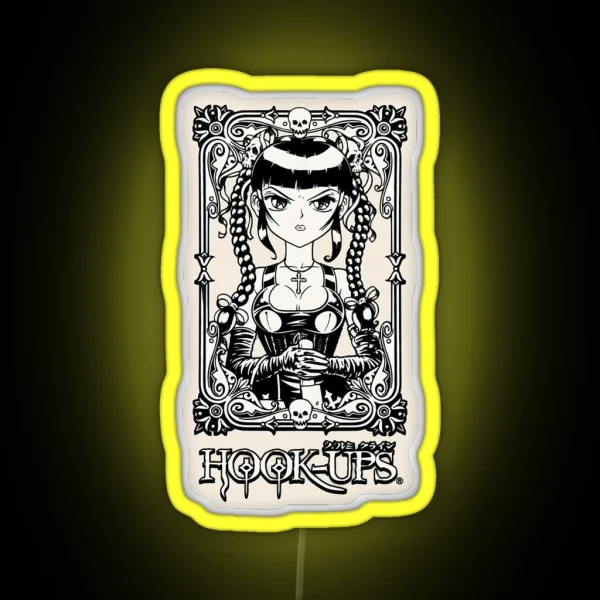 Hook Ups Hookups RGB Neon Sign