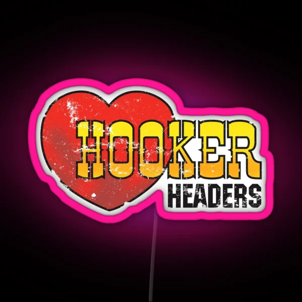 Hooker Headers RGB Neon Sign
