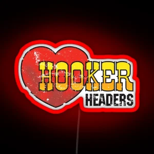 Hooker Headers RGB Neon Sign