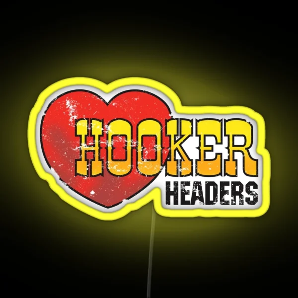 Hooker Headers RGB Neon Sign