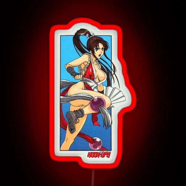 Hookups Hook Ups Mai RGB Neon Sign