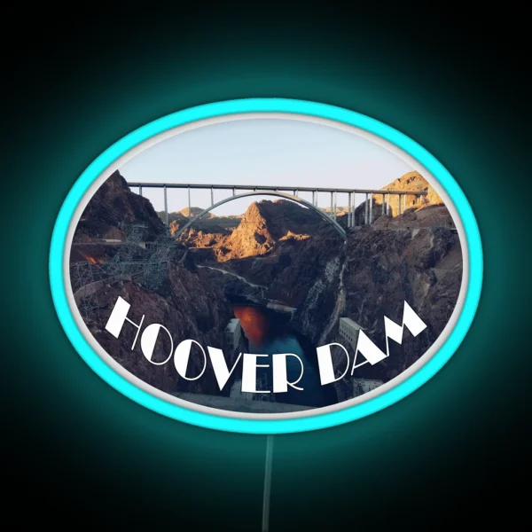 Hoover Dam RGB Neon Sign