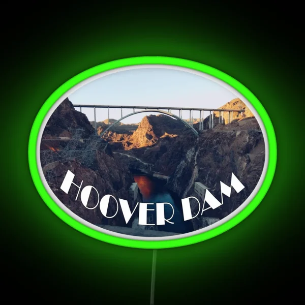 Hoover Dam RGB Neon Sign