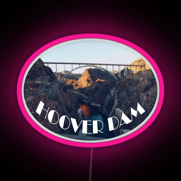 Hoover Dam RGB Neon Sign