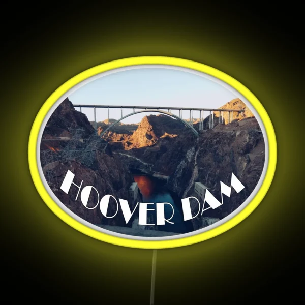 Hoover Dam RGB Neon Sign