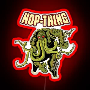 Hop Thing Simple Background RGB Neon Sign