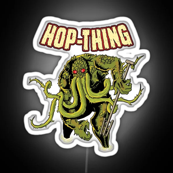 Hop Thing Simple Background RGB Neon Sign